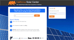 Desktop Screenshot of californiasolarcenter.org