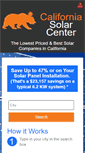 Mobile Screenshot of californiasolarcenter.org